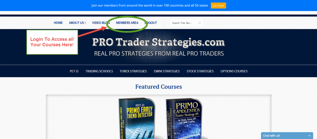 Forex strategy secrets login