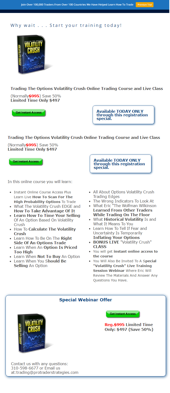 Options strategies video