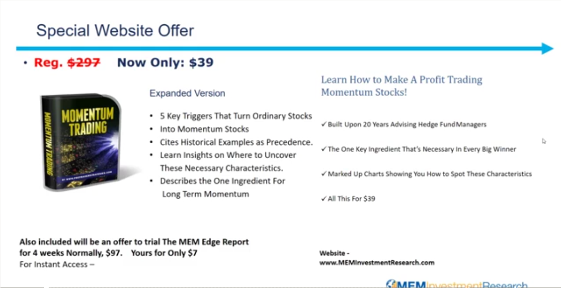 Momentum stock option trading